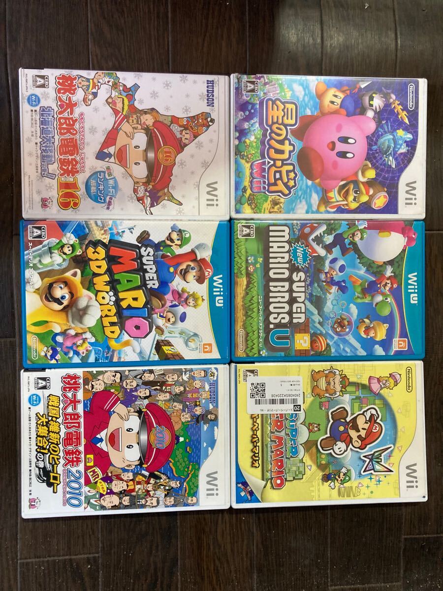 Wii WiiU ソフト 6本