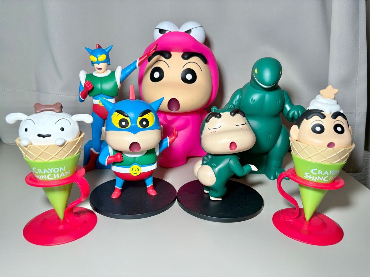クレヨンしんちゃん フィギュア 7体 クレヨンしんちゃん フィギュア 7体セット まとめ売り