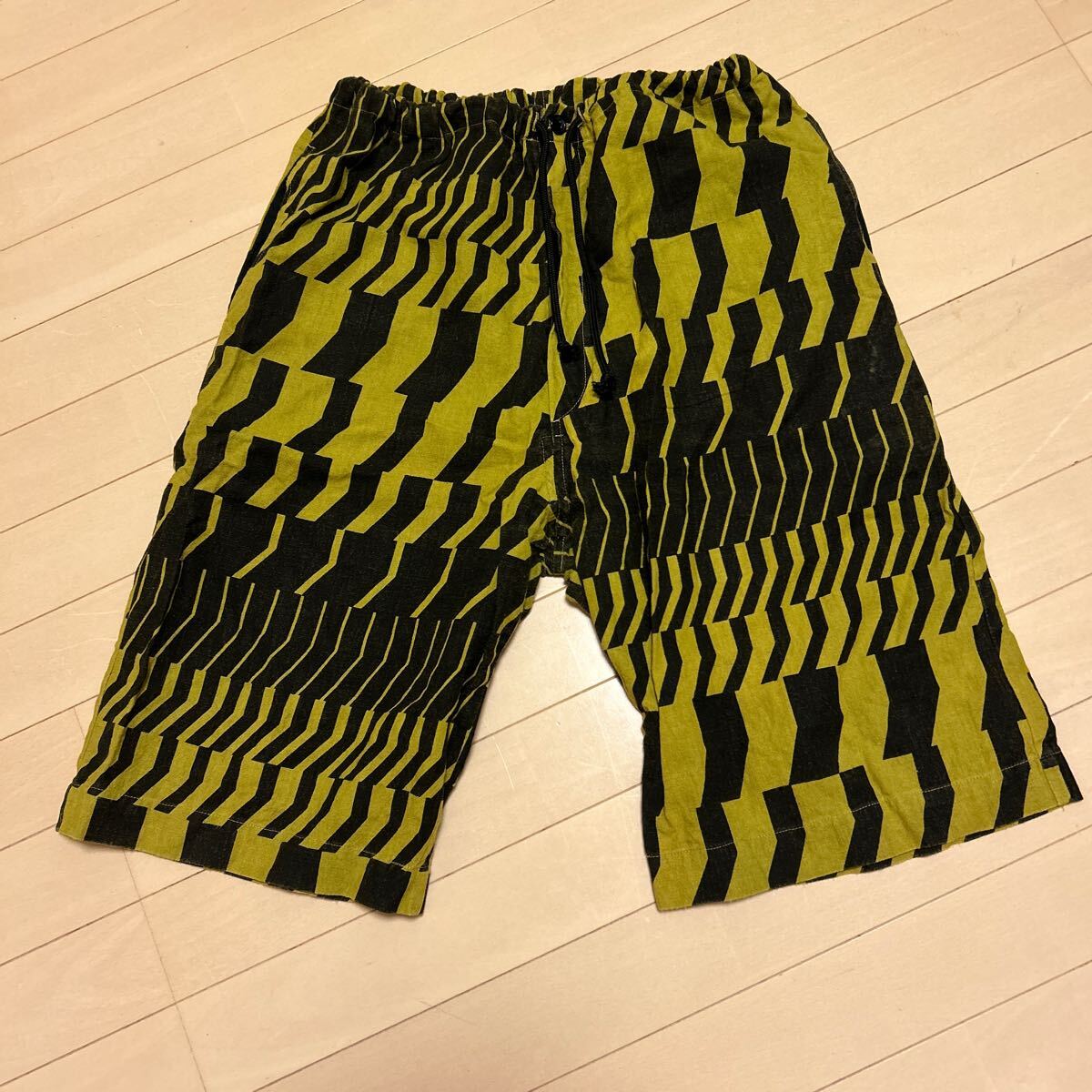 SOU・SOU 麻 ショートパンツ L だんだん
