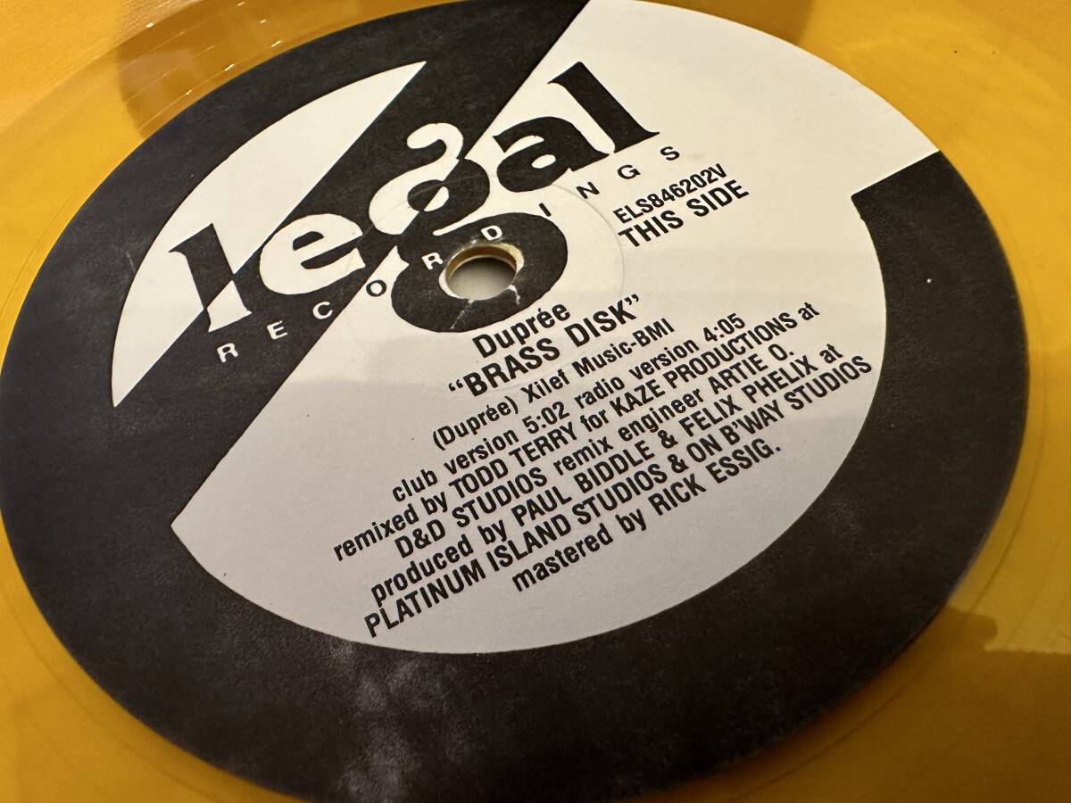 12”★Dupree / Brass Disk / Todd Terry / ハウス・クラシック！！