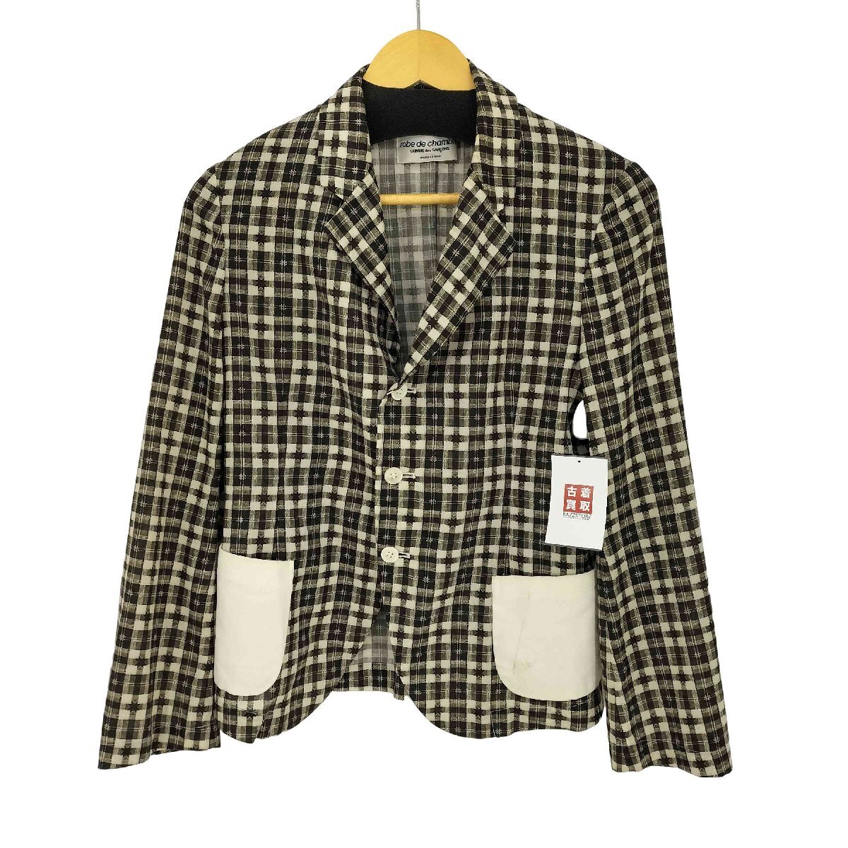 robe de chambre テーラードジャケット ストライプ AD1999 Yahoo!オークション - robe de chambre COMME des GARCONS