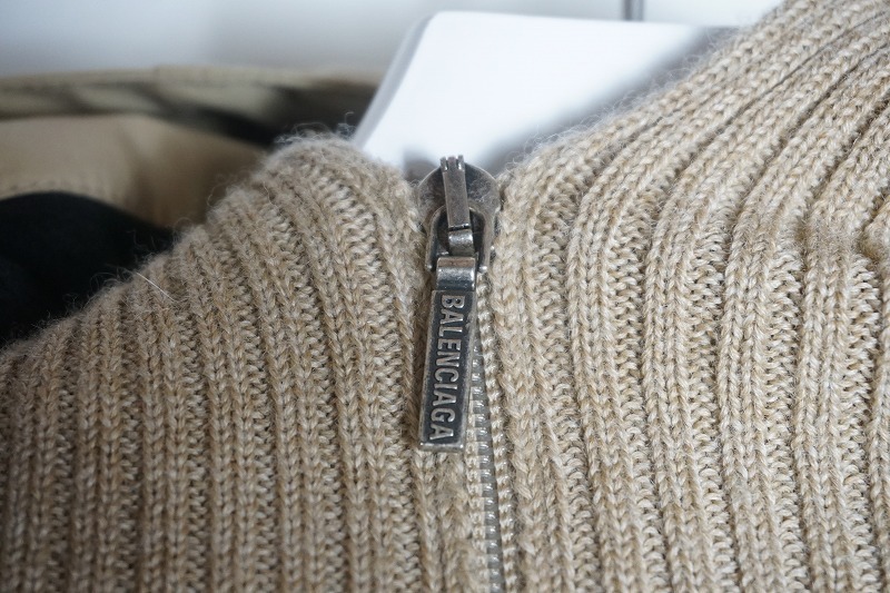 美品 正規(guī) 18AW BALENCIAGA バレンシアガ ダブル レイヤード ジャケット コート 中綿 543874 ベージュ48 デムナ 本物1114O▲