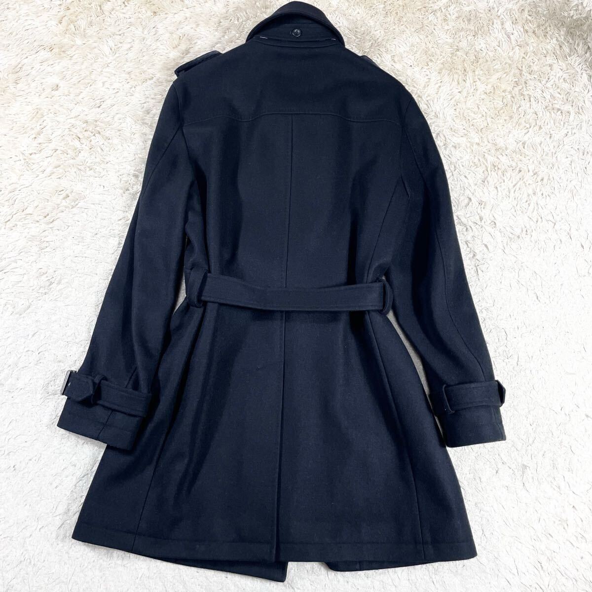 BURBERRY BLACK LABEL カシミア混 ノバチェック トレンチ
