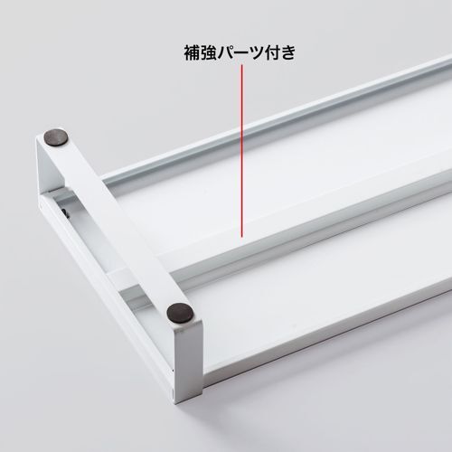  steel made desk on rack W500 robust white MR-LC207WN Sanwa Supply free shipping new goods 