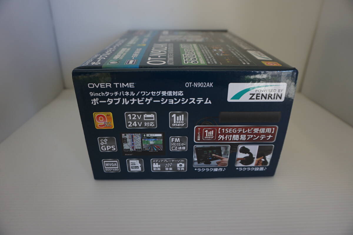 [ new goods unused ]9 -inch portable navi 1 SEG rurubu DATA installing OVERTIME OT-N902AK