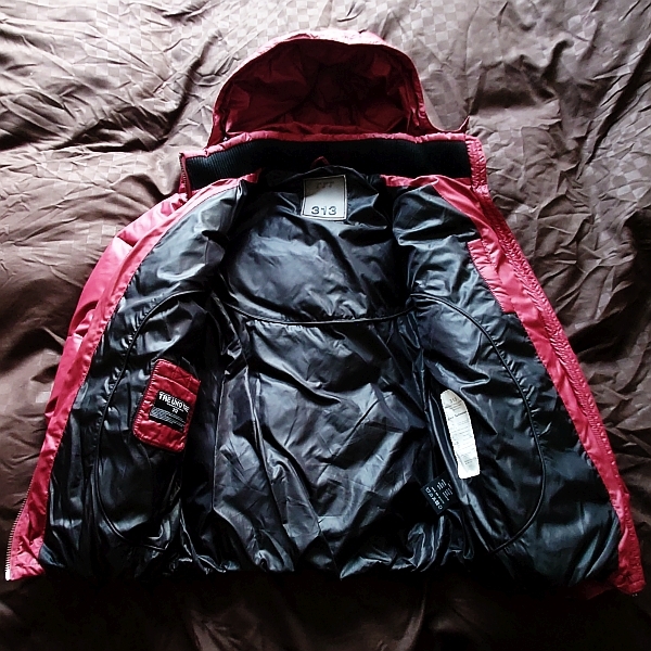 激レア極上☆TRUE URBAN TRAVEL ダウンジャケット XL ワインレッド