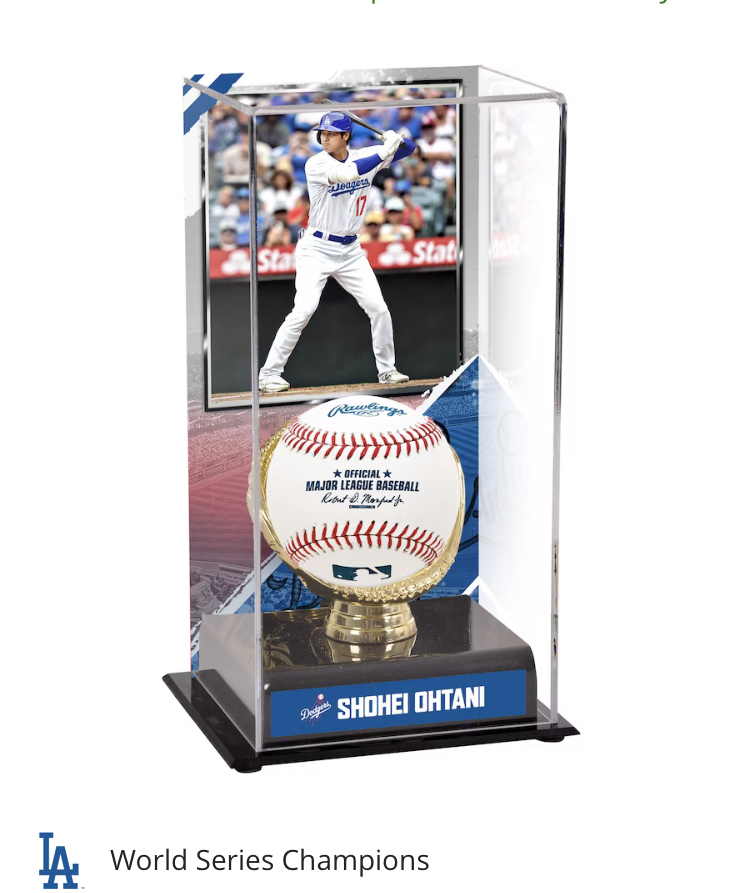 MLB - 大谷翔平【2024ドジャース】サインボール ディスプレイケース＊Fanatics 大谷翔平【2024ドジャース】サインボール ディスプレイケース