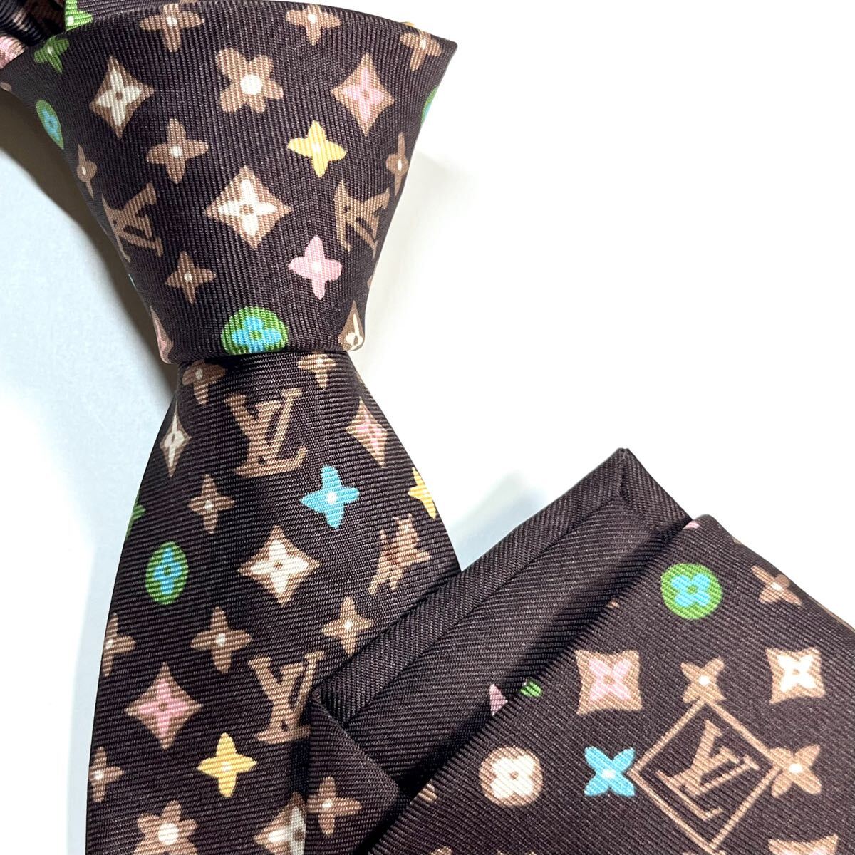 超希少未使用LOUIS VUITTON ネクタイ モノグラム クラギー レア 超希少未使用LOUIS VUITTON ネクタイ モノグラム クラギー レア