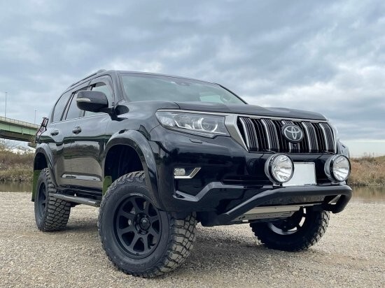 150プラド後期車用 フロントスキッドプレート風パネル ランド 150プラド後期車用 フロントスキッドプレート風パネル ランド