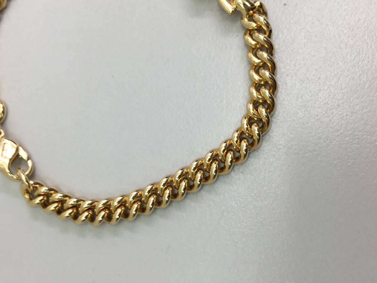 48408 Christian Dior クリスチャンディオール CD ロゴ ブレスレット ゴールド系 美品