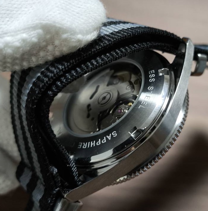 紺 NO LOGO スピードマスター スペクター オマージュ 自動巻き 機(jī)械式 SEIKO NH35A ノーロゴ 007 スピマス セイコー MOD カスタム