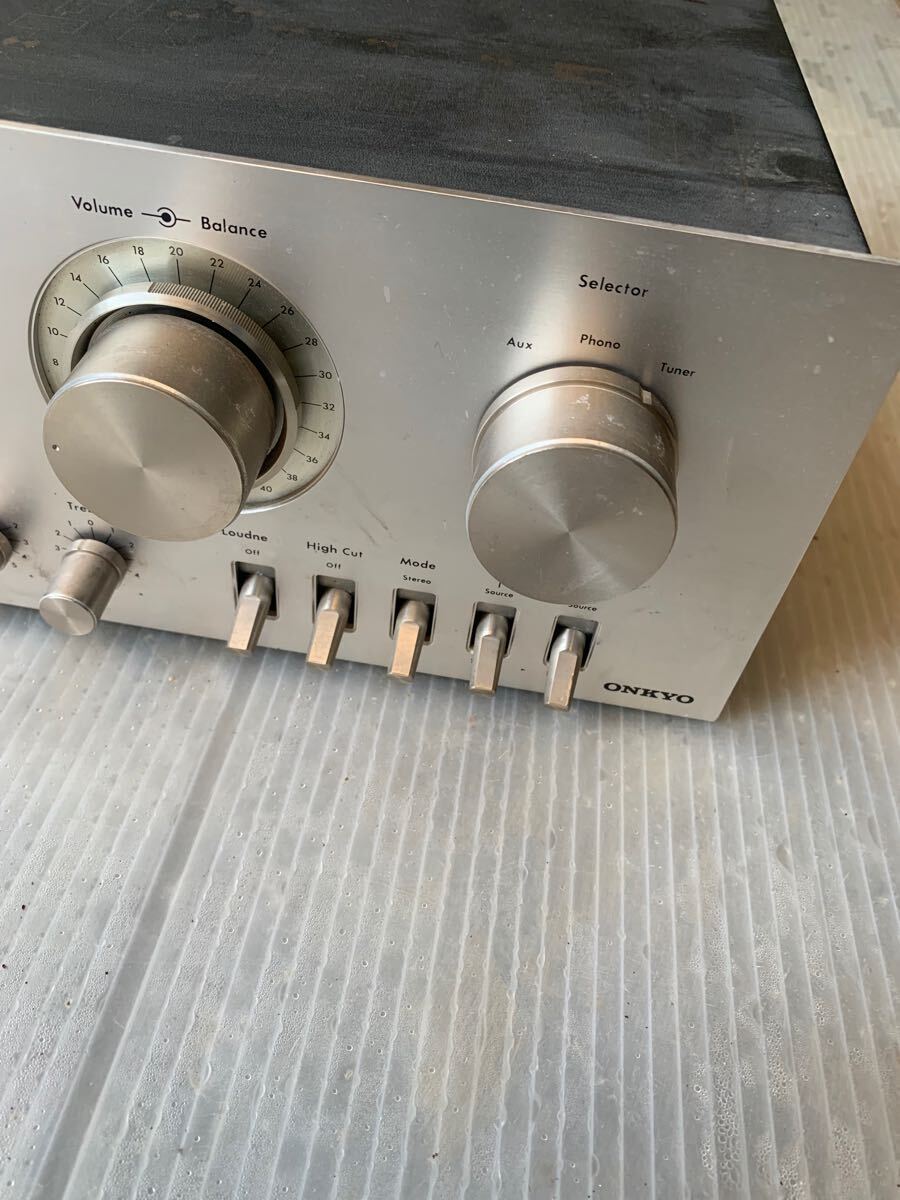 動作品 ONKYO/オンキョー Integrated ステレオアンプ A-6000 動作品 ONKYO/オンキョー Integrated ステレオアンプ A-6000