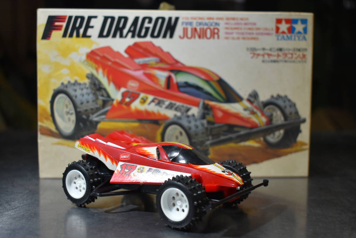 Qp571 Vtg 1987 TAMIYA ITEM 18011 MINI 4WD FIRE DRAGON JUNIOR ミニ四駆 ファイヤードラゴンJr. 小鹿 *60