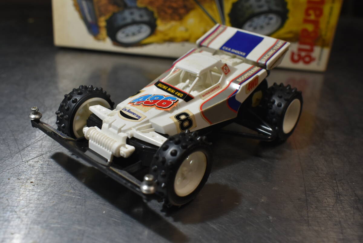 休日限定 Qp585 Vtg 1986 TAMIYA KIT 2904 MINI 4WD THE BOOMERANG JUNIOR ミニ四駆