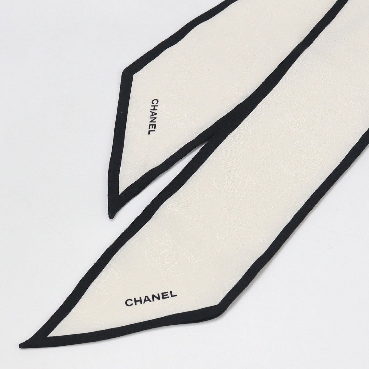 中古良品シャネルCHANEL スカーフ シュシュセット シルク 中古良品シャネルCHANEL スカーフ シュシュセット シルク