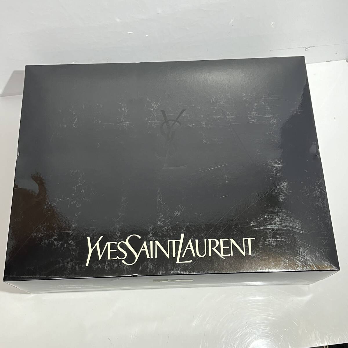 (. дерево )[ не использовался ]YVES SAINT LAURENT/ Yves Saint-Laurent YSL покрывало махровое покрывало 140×190cm хлопок 100% синий серия оттенок голубого futon (o)