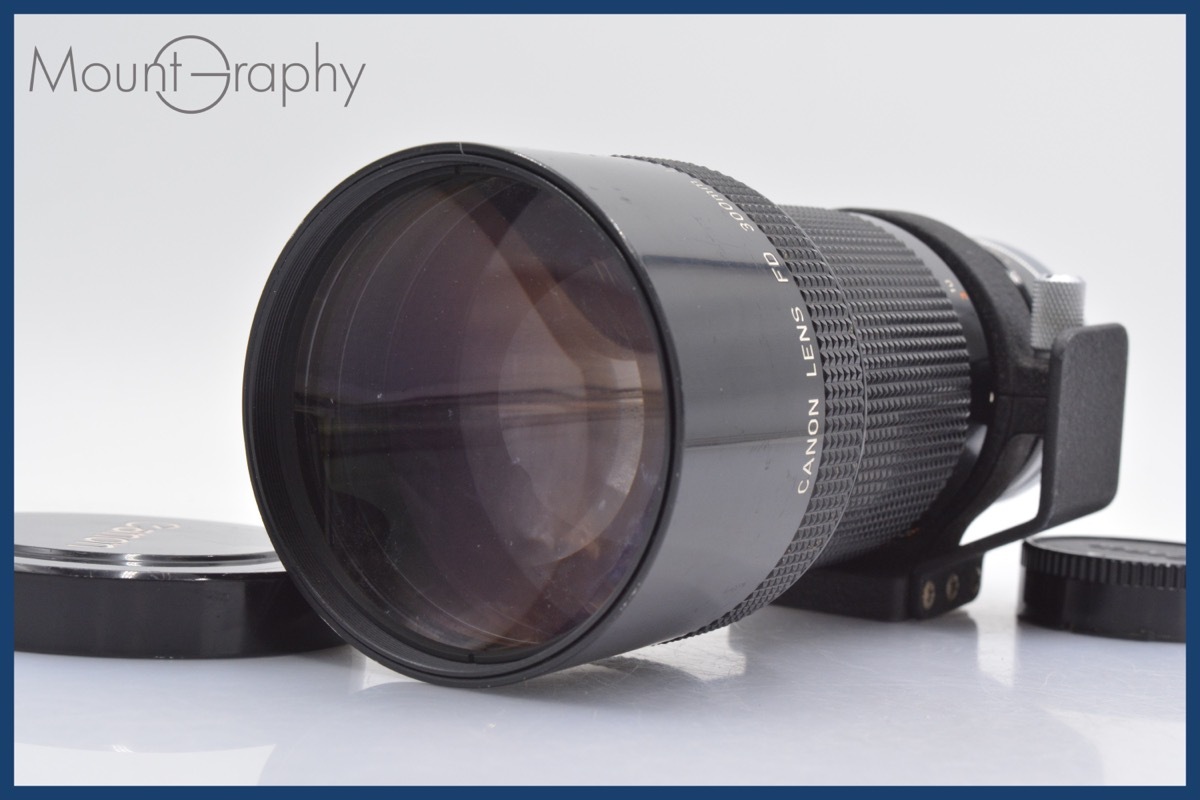 ★極上品★ キヤノン NEW FD 300mm F4 ★三脚座、前後キャップ★ ☆極上品☆ キヤノン NEW FD 300mm F4 ☆三脚座、前後キャップ
