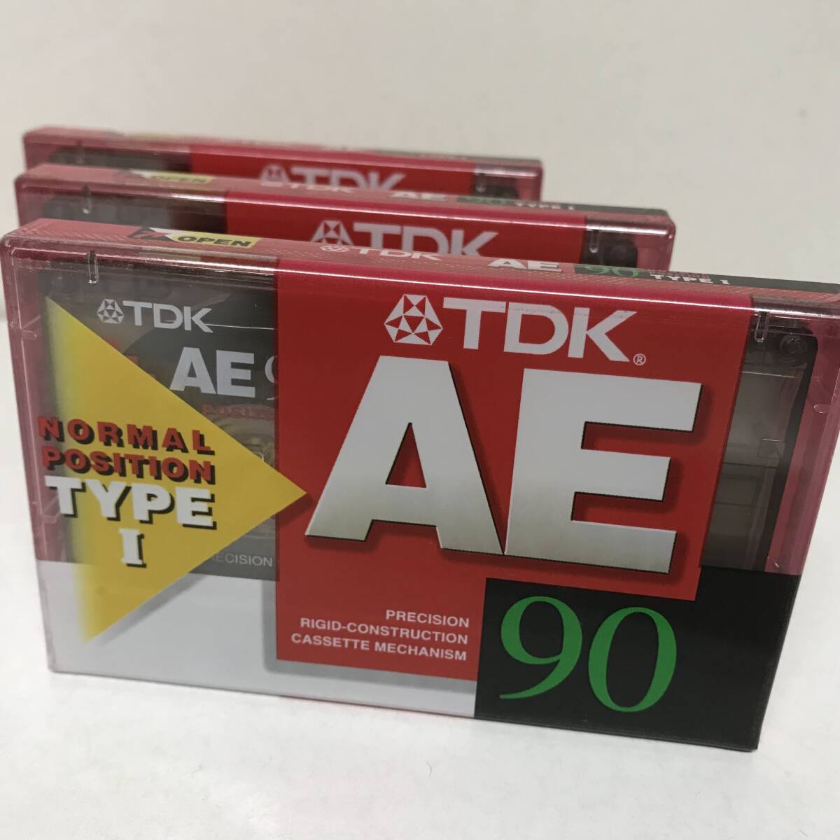 3本 未開封 カセットテープ TDK AE-90