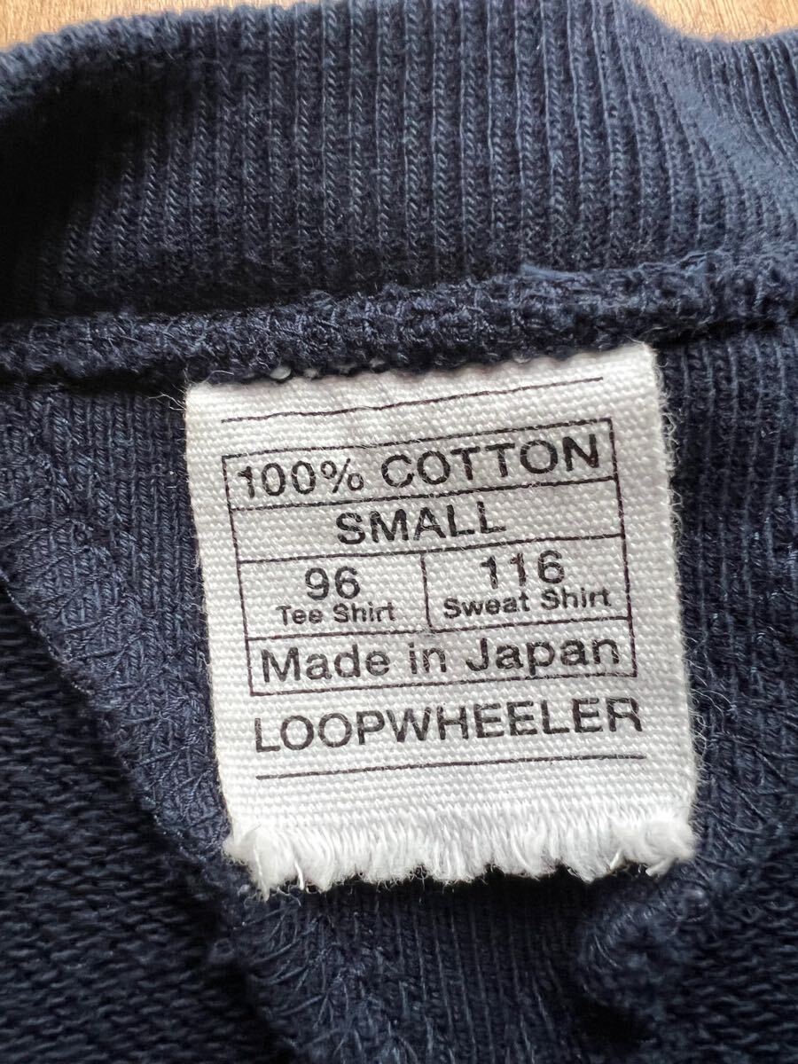 LOOPWHEELER ループウィラー LW01丸胴吊り編みクルースウェット LOOPWHEELER ループウィラー LW01丸胴吊り編みクルースウェット