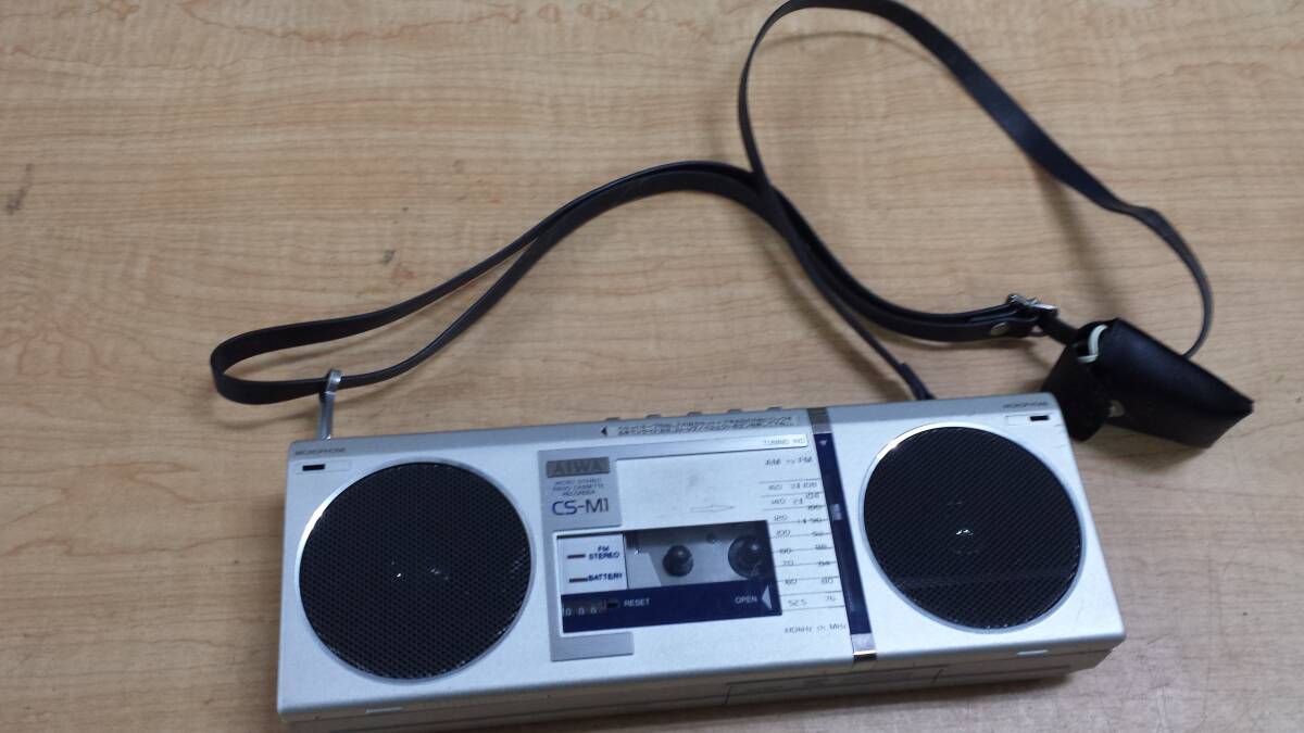 AIWA CS-M1 マイクロ ステレオ ラジカセ ジャンク Yahoo!オークション - AIWA アイワ マイクロカセット ラジカセ
