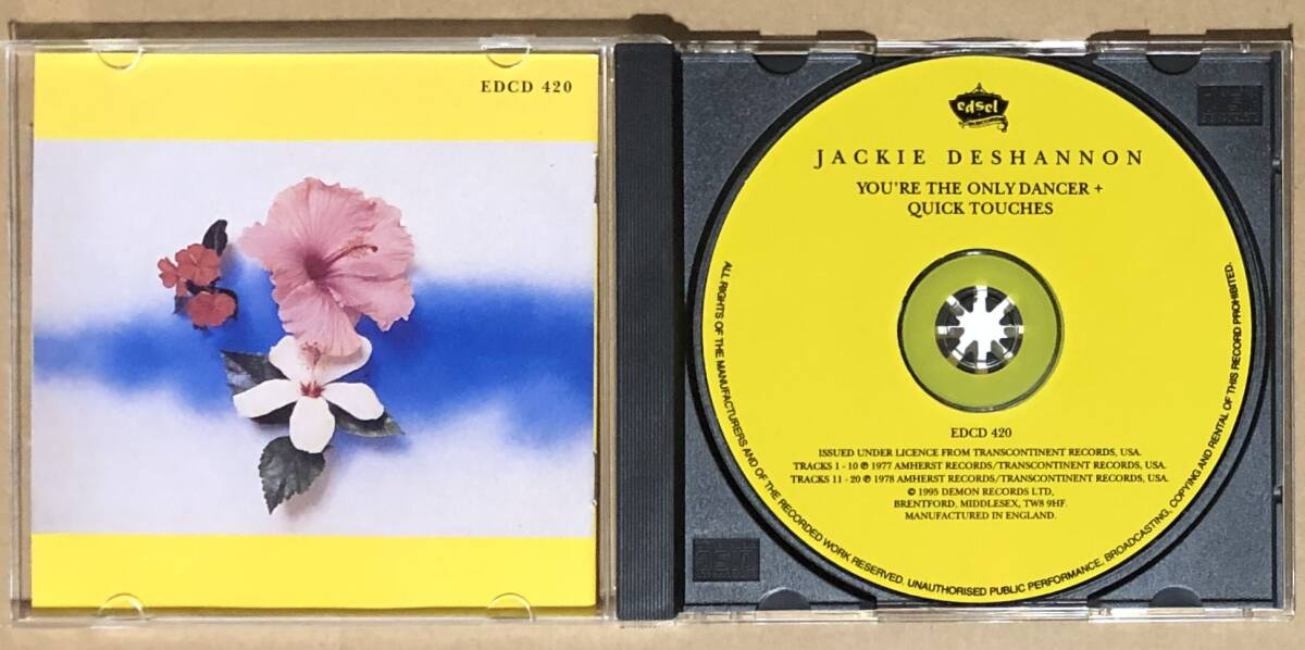 CD* домкрат -*te* автомобиль non YOU'RE THE ONLY DANCER & QUICK TOUCHES японский язык описание имеется VSCD-1301 (EDCD-420)