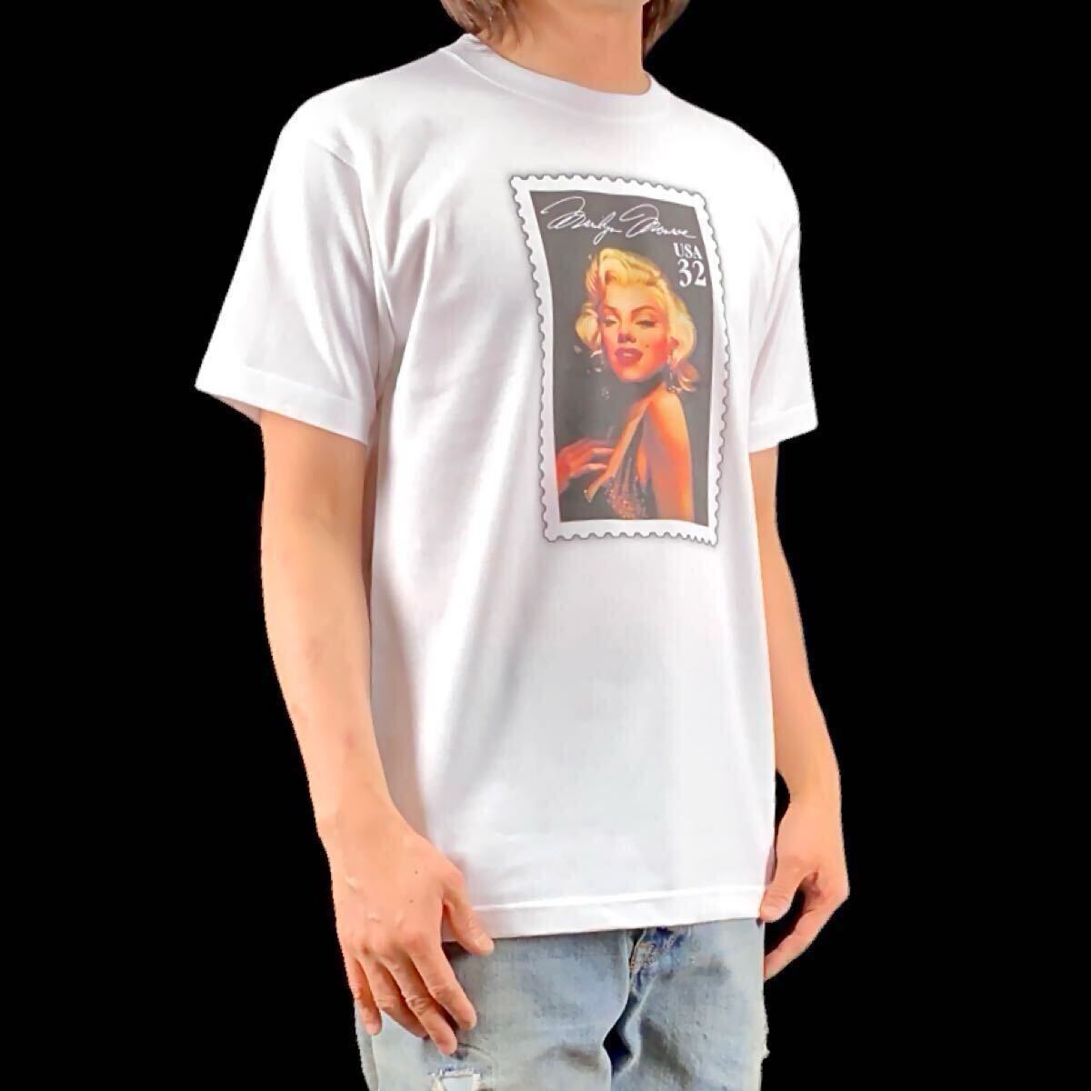  новый товар Marilyn Monroe 50 годы Hollywood sexy g лама las Blond фильм женщина super retro марка штамп футболка большой размер XL(LL)
