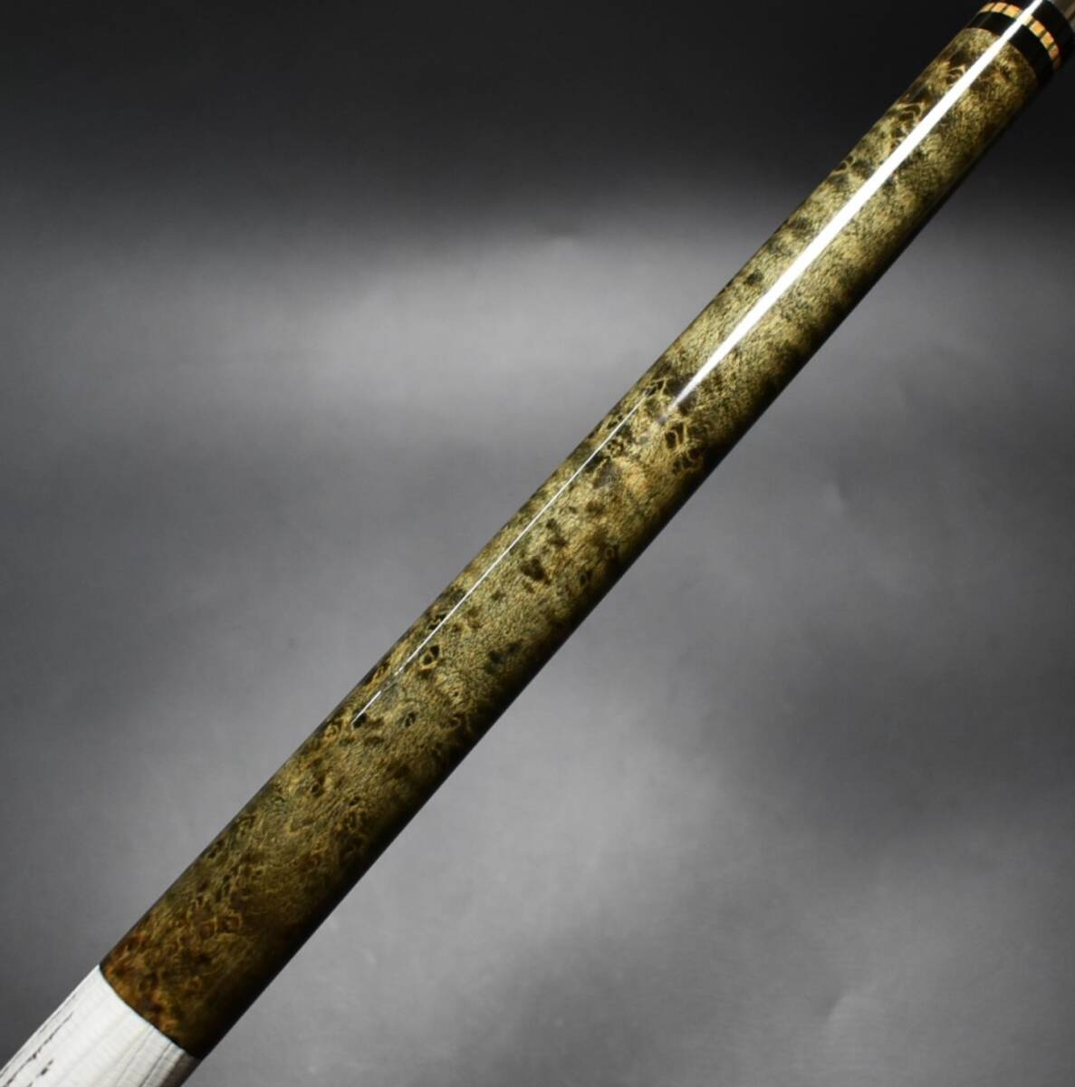 95000円 ◇ Tad Custom Cues バーズアイ黒焼きタッド 400番台 18 95000円 ◇ Tad Custom Cues バーズアイ黒焼きタッド 400番台 18