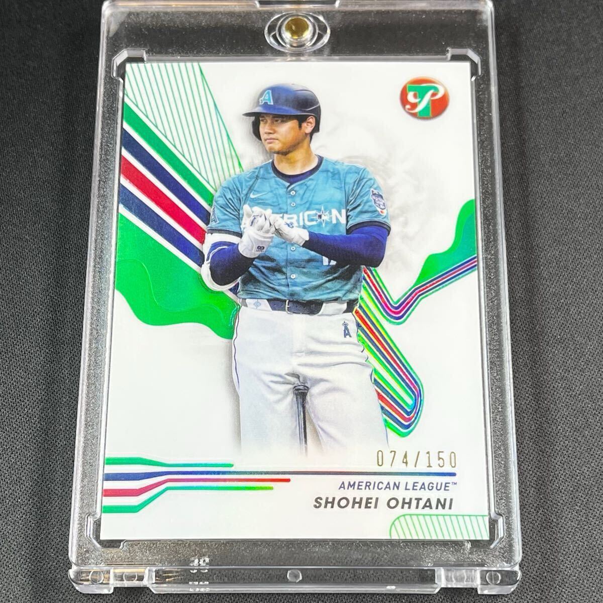 人気デザイナー 150枚限定2024 Topps Pristine 大谷翔平No.293 グリーンリフ スポーツ選手