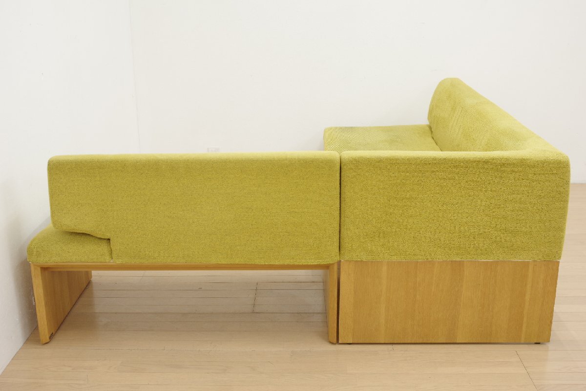  Karimoku CU57 living стул длина стул bench 3 местный .+2 местный . угловой диван простой натуральный .. лобби 