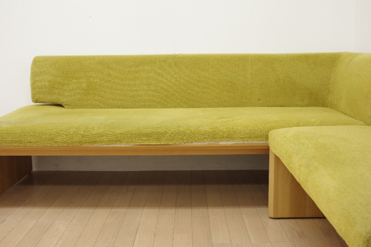  Karimoku CU57 living стул длина стул bench 3 местный .+2 местный . угловой диван простой натуральный .. лобби 