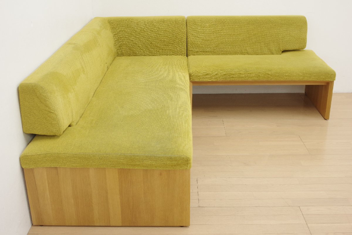  Karimoku CU57 living стул длина стул bench 3 местный .+2 местный . угловой диван простой натуральный .. лобби 