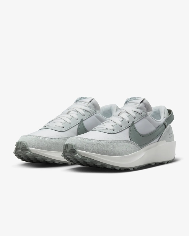 NIKE WMNS WAFFLE DEBUT DH9523-103 ワッフル デビュー 灰×白 26.5cm