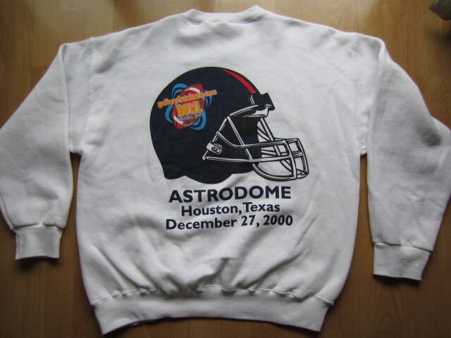 【両面プリント/白ボディ】スウェット(XL)/ヴィンテージ NFL 00s/チャンピオン ソフィー ラッセル フルーツ ジャージーズ