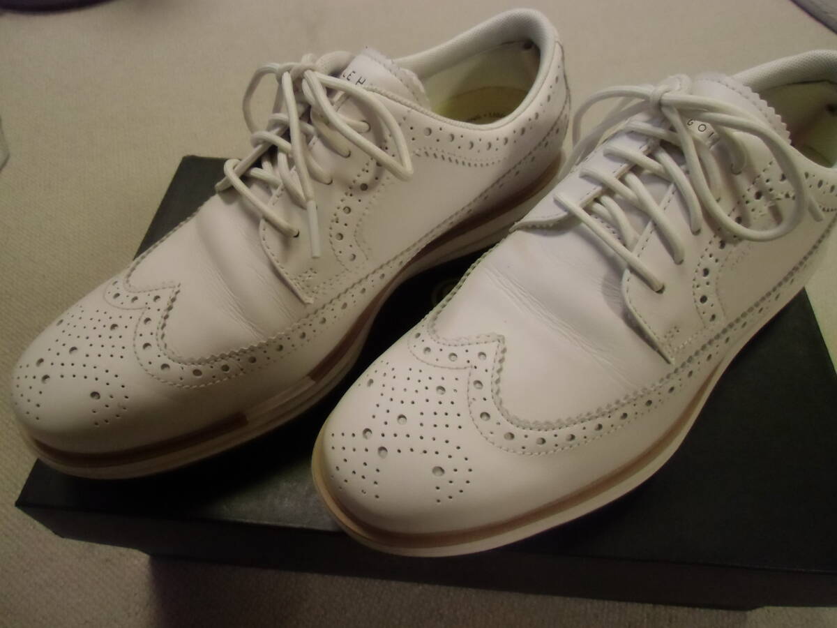 コールハーン COLE HAAN・最高級 ゴルフシューズ ZEROGRAND 25.5センチ ホワイト
