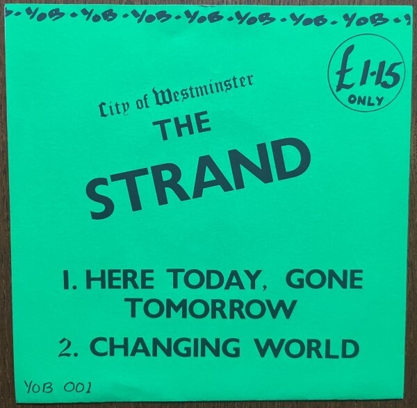 試聴可 The Strand /Positive Signals - split EP orig7' 【70's punk/power pop/new wave /パンク天国】UKオリジナル盤