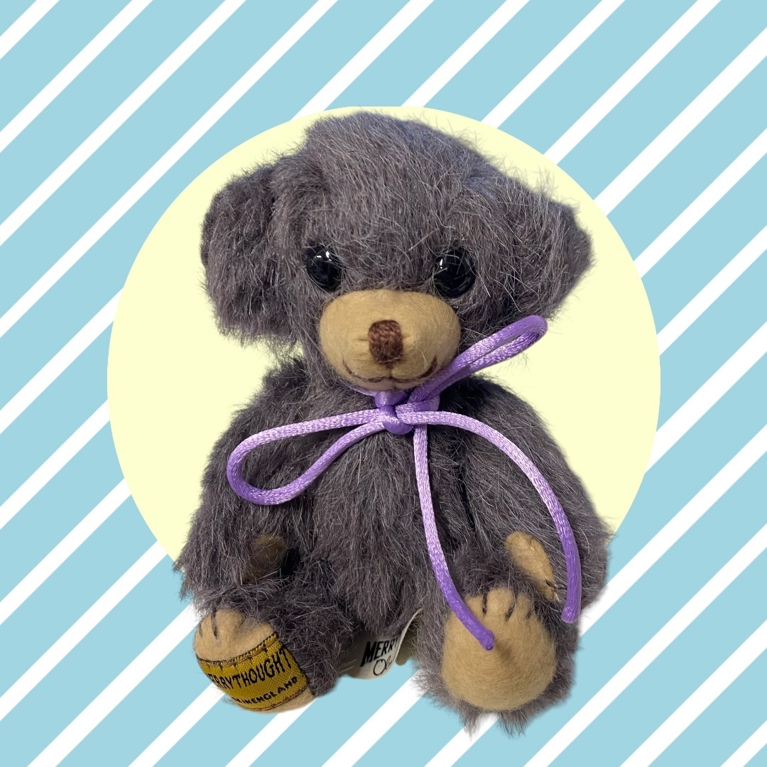 【保管品】メリーソート 日本限定 CHEEKY AMETHYST ヴィンテージ テディベア 6インチ 500体限定(500/227) ぬいぐるみ L75397R3F