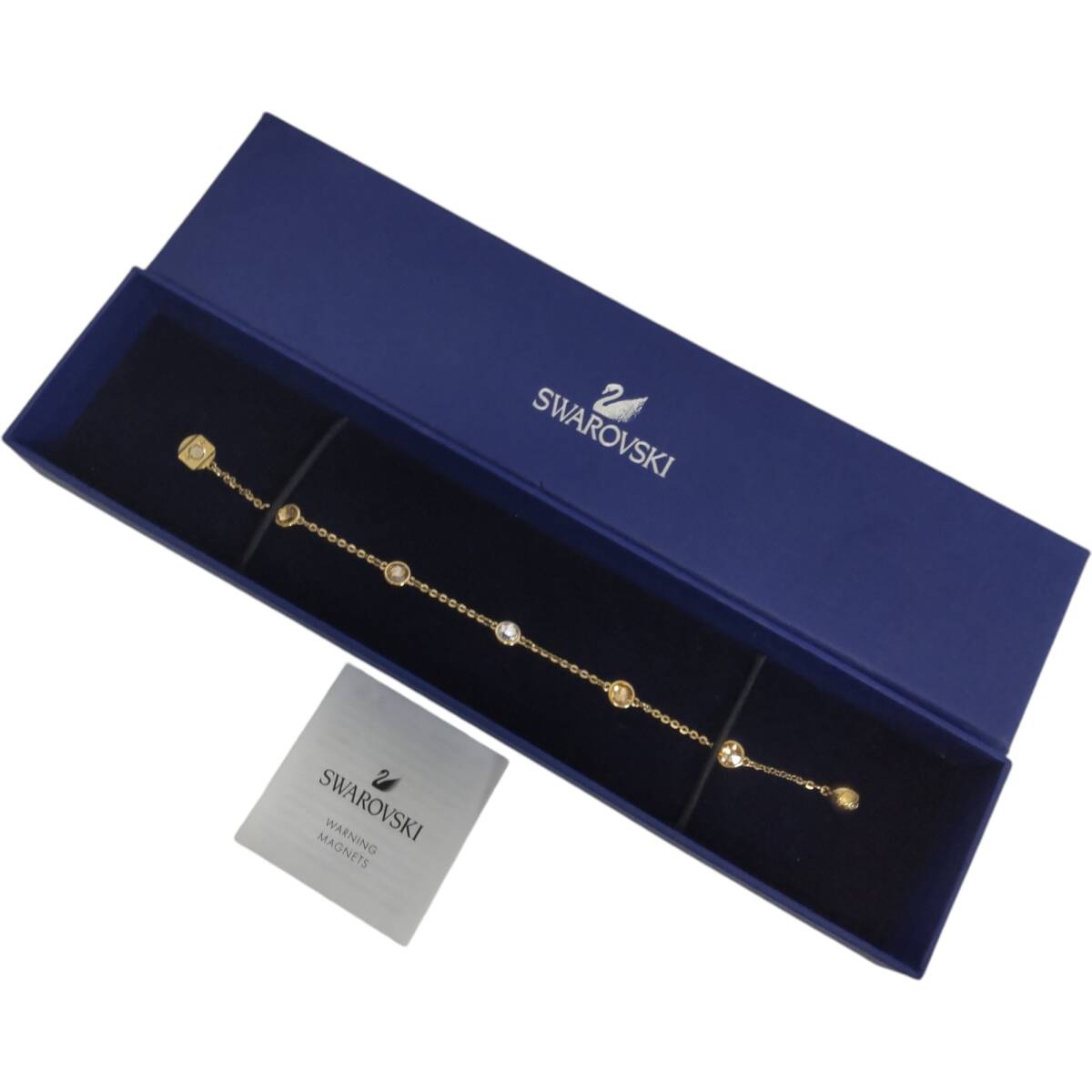 【中古品】SWAROVSKI スワロフスキー ブレスレット ブレス レディースアクセサリー 箱あり L70178RD