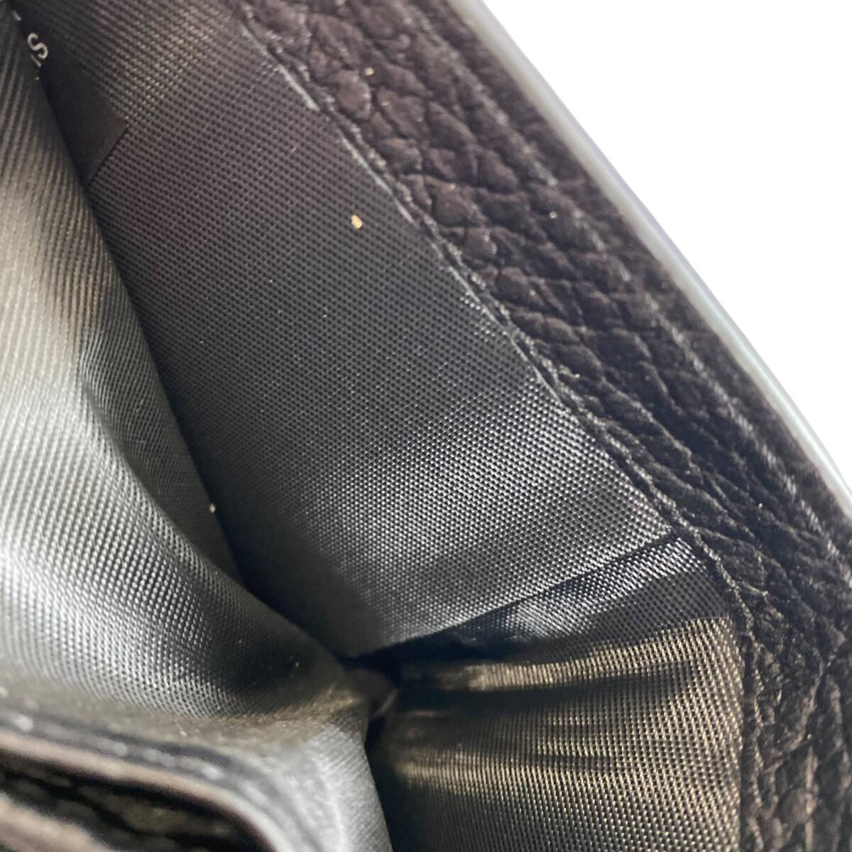 【中古品】Maison Margiela メゾンマルジェラ 2つ折り財(cái)布 ブラック 小銭入れなし メンズ財(cái)布 箱あり L76423RK