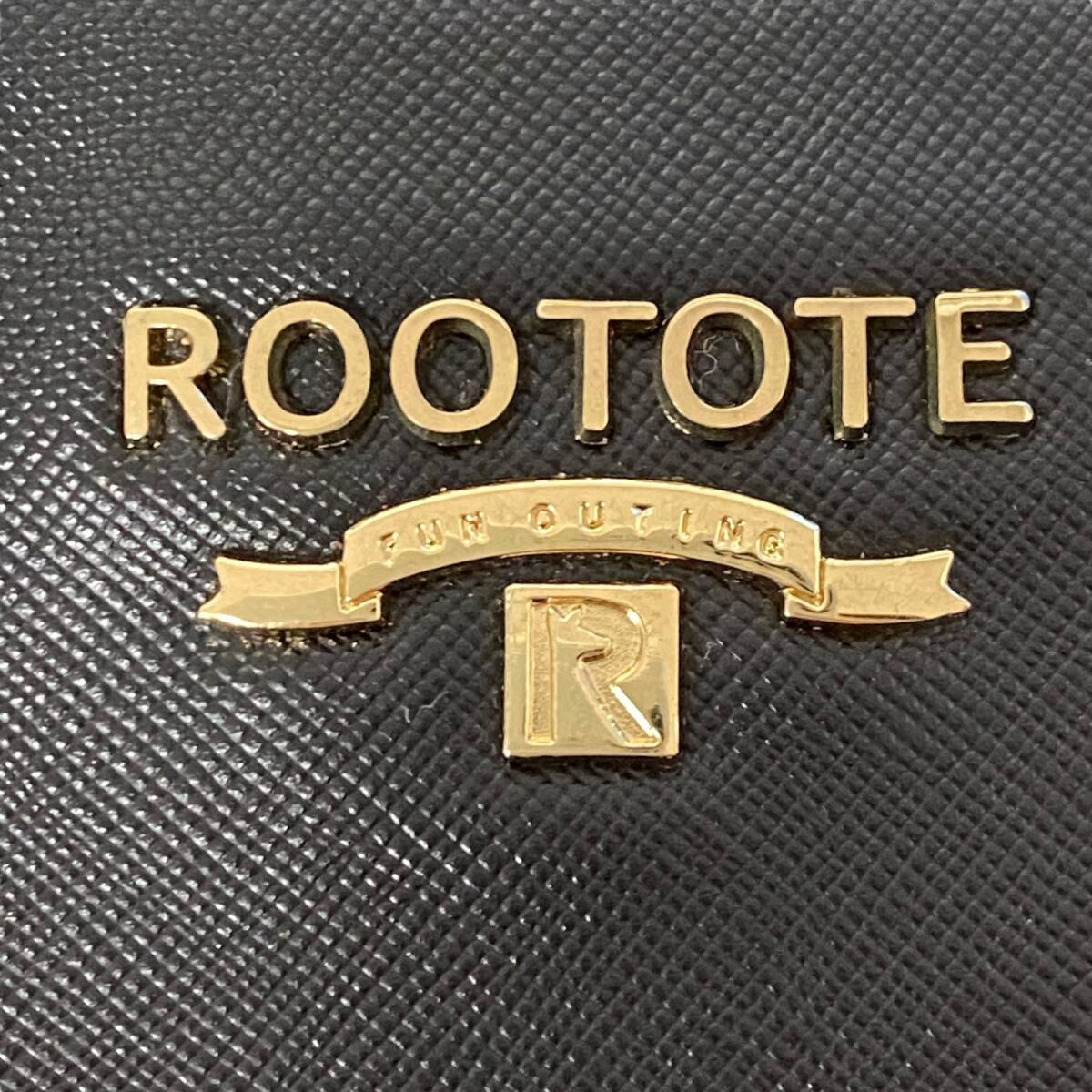 【未使用品】ROOTOTE ルートート ミニトート ショルダー ウォレット ブラック 黒 レディース バッグ kyA11809RO