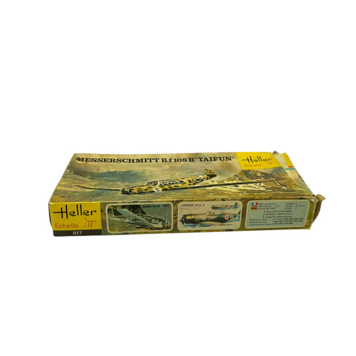 # не использовался товар #Heller 1/72 пластиковая модель MESSERSCHMITT B.f 108 TAIFUN ZE2514Z