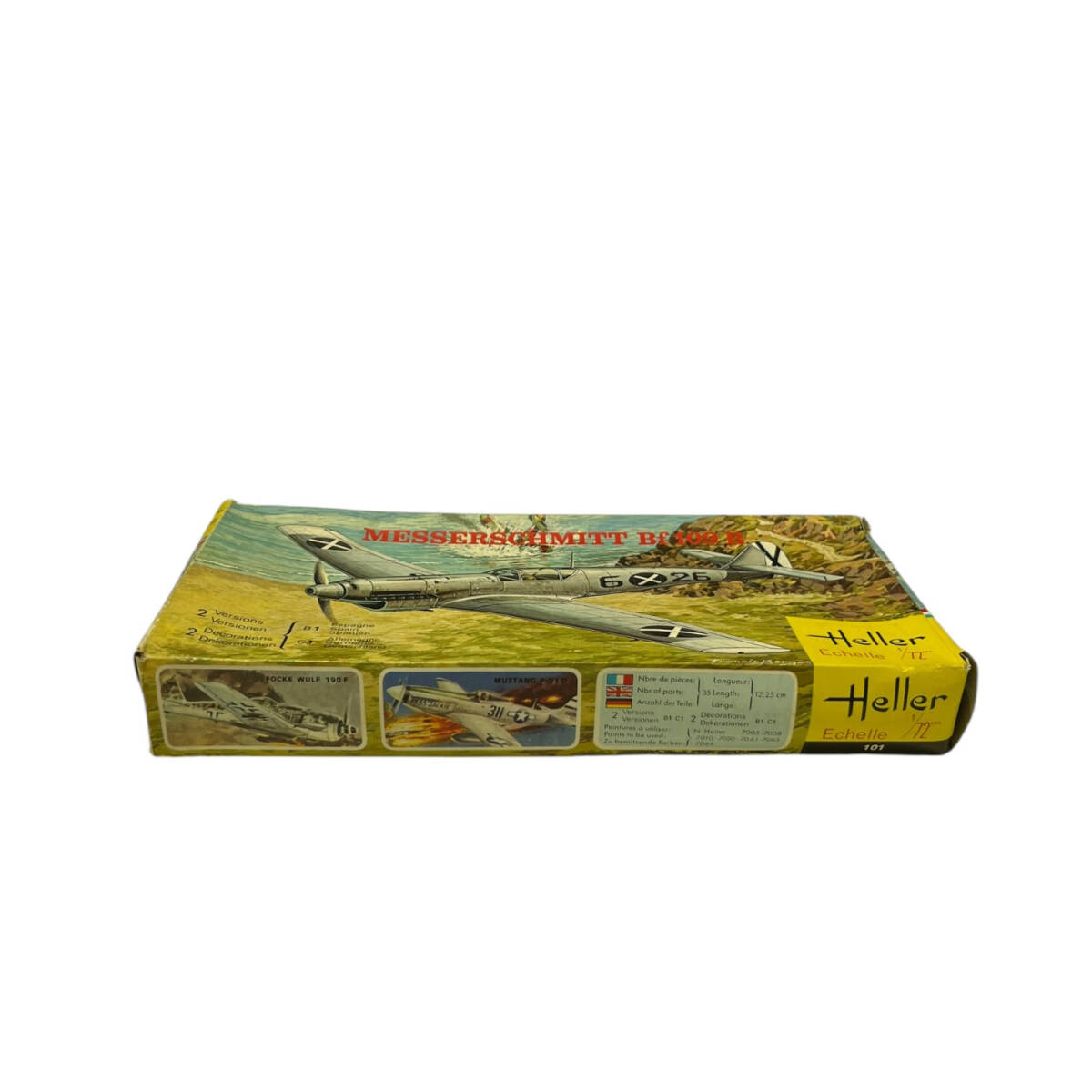 # не использовался товар #Heller 1/72 пластиковая модель MESSERSCHMITT Bf 109 B ZE2518Z