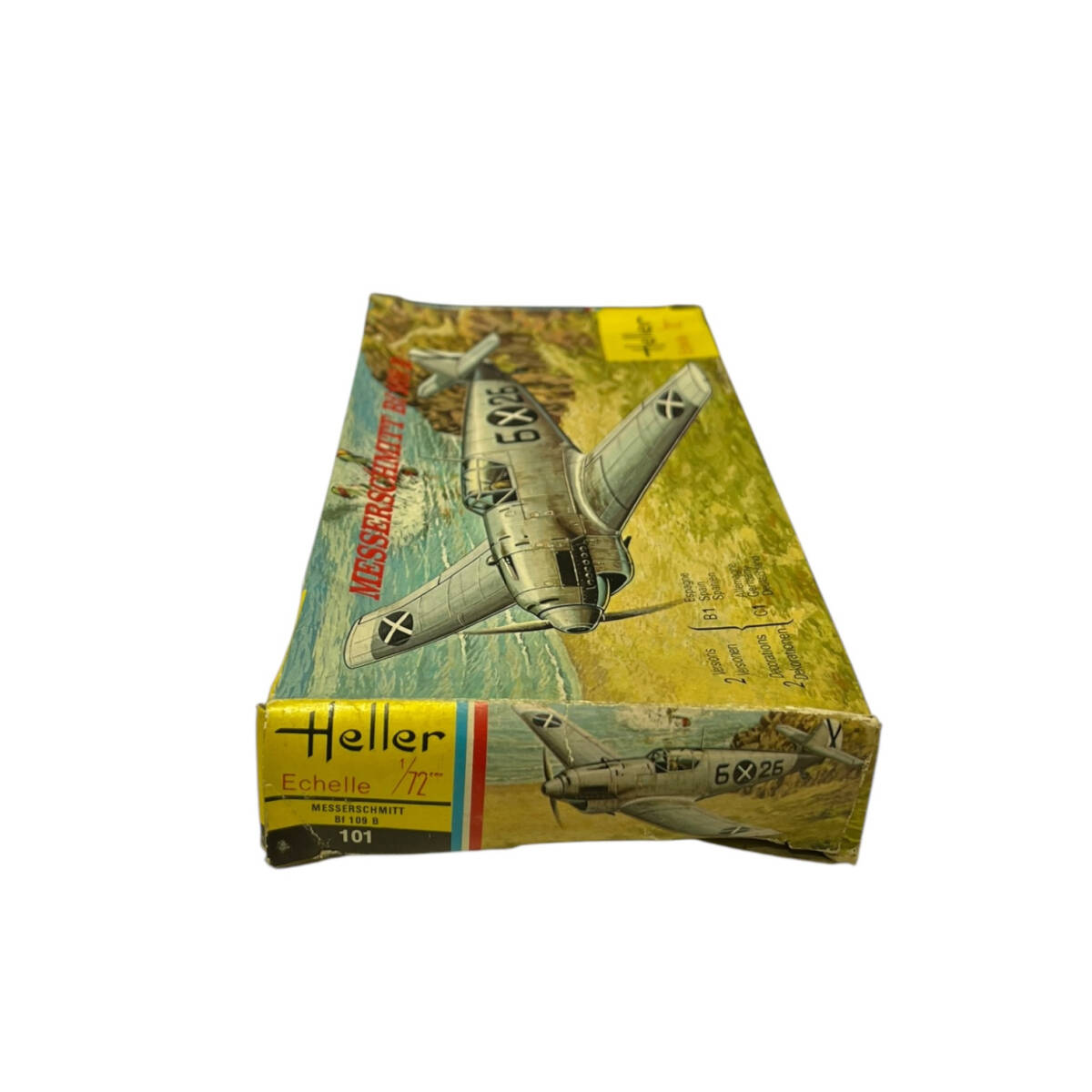 # не использовался товар #Heller 1/72 пластиковая модель MESSERSCHMITT Bf 109 B ZE2518Z