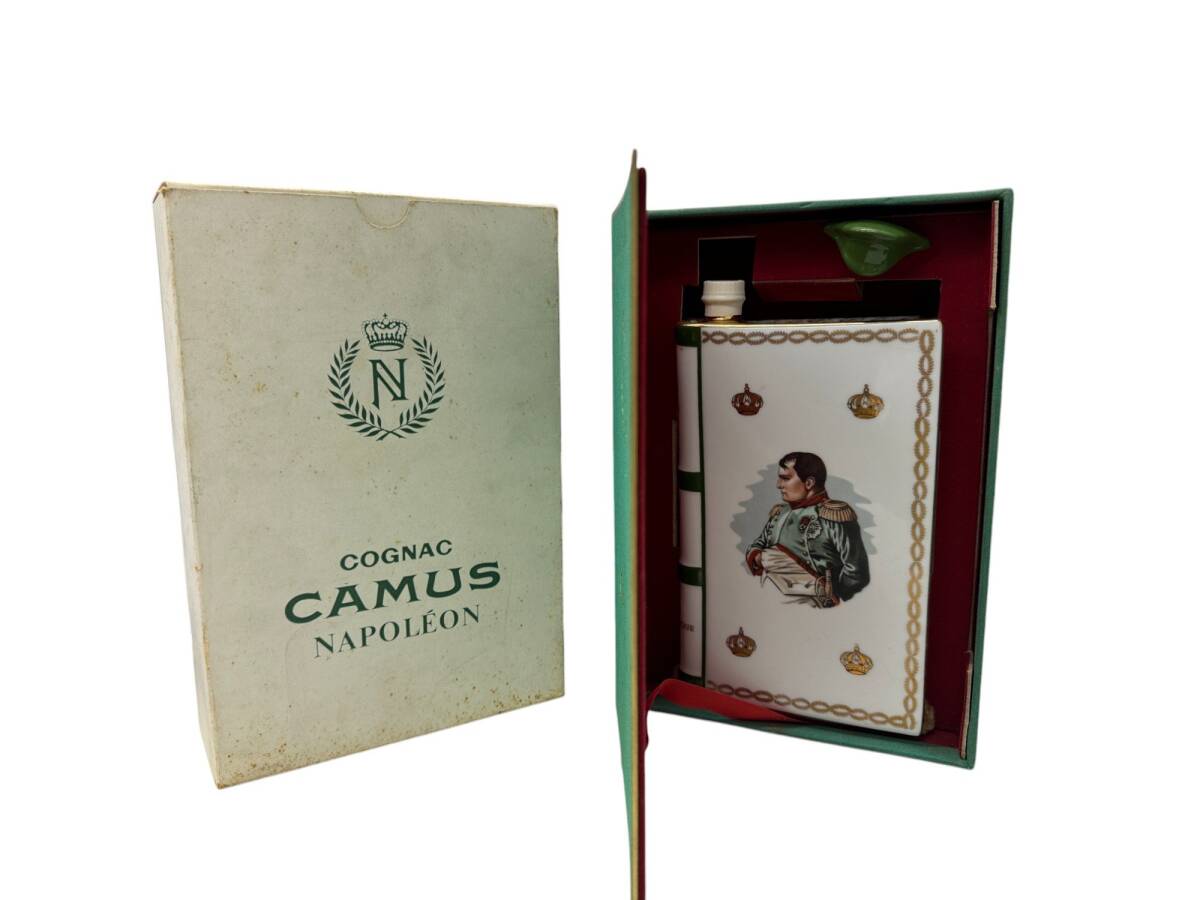4本 カミュ CAMUS ナポレオン ブック 白 コニャック 700ml