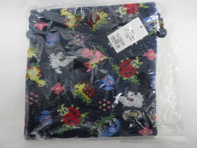 ★新品未使用★FEILER フェイラー　巾着　ハイジピジョン　ネイビー　鳩居堂コラボ　OFK56479O