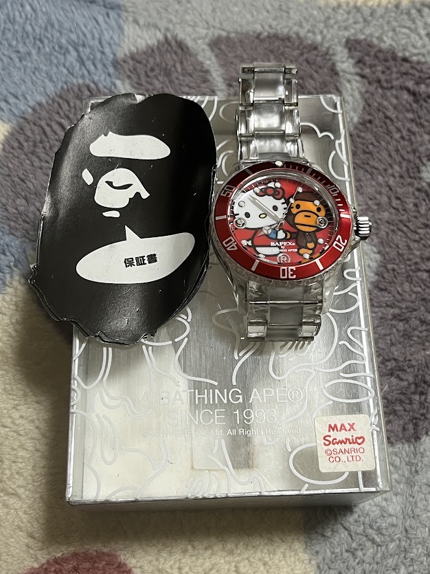 ☆size free☆ OG Vintage NIGO BAPE A BATHING APE x SANRIO ☆size free☆ OG Vintage NIGO BAPE A BATHING APE x SANRIO