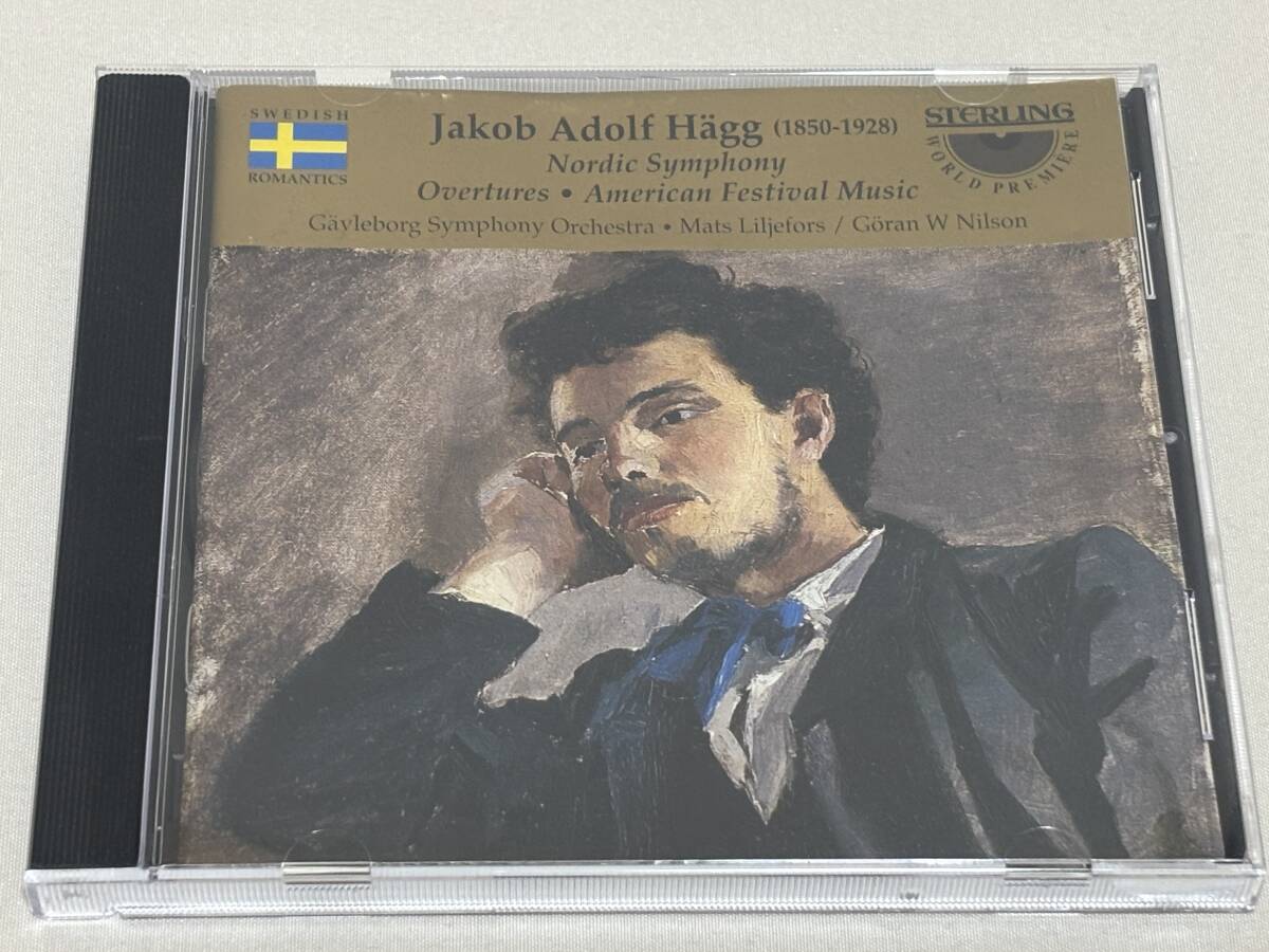 ヤーコブ・ アードルフ・ヘッグ：管弦楽作品集 交響曲、演奏会用序曲、アメリカ祝典音楽　ニルソン/リリエフォシュ イェヴレso.　S37