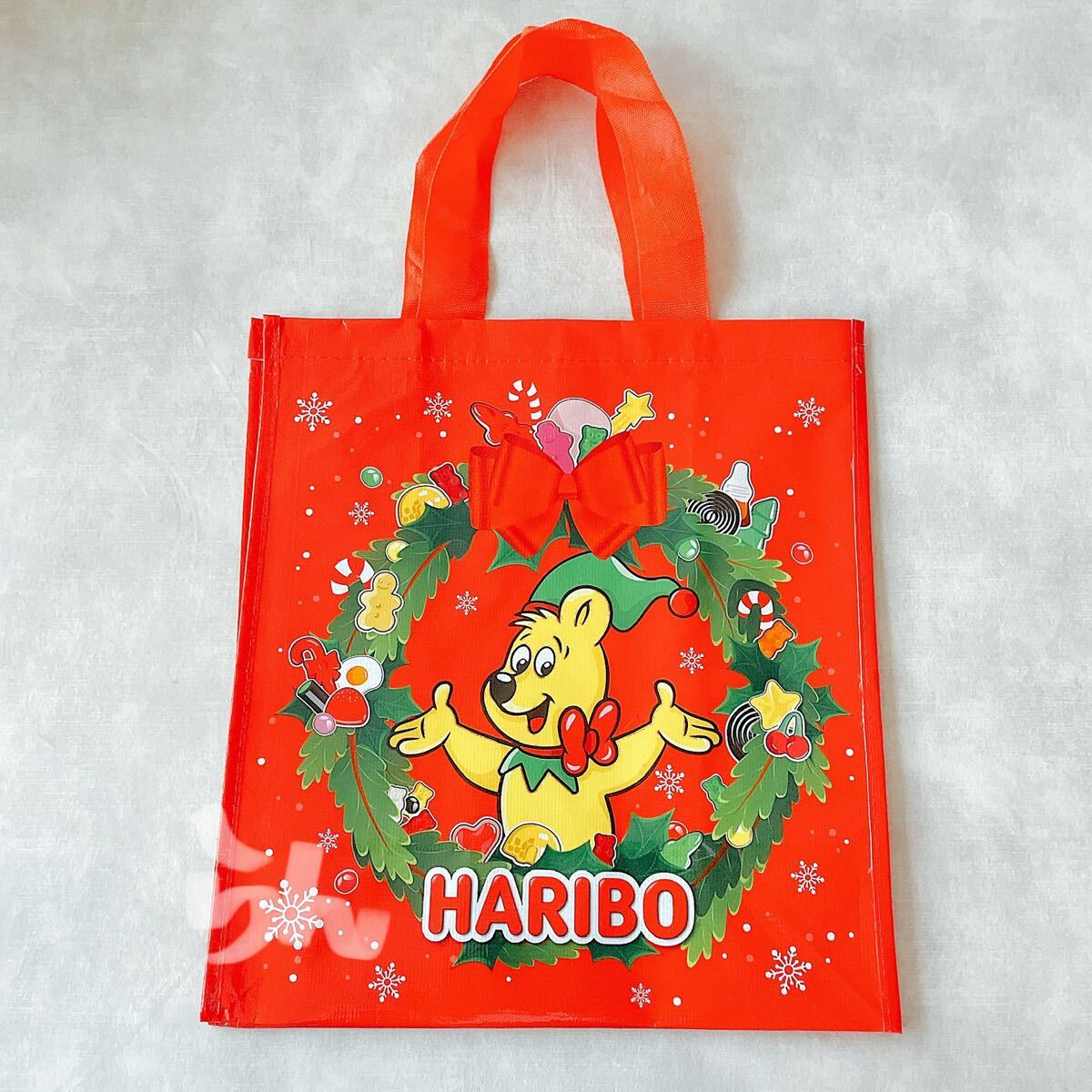 HARIBO【日本未販売】クリスマス限定　ハリボー　トートバッグ エコバッグ