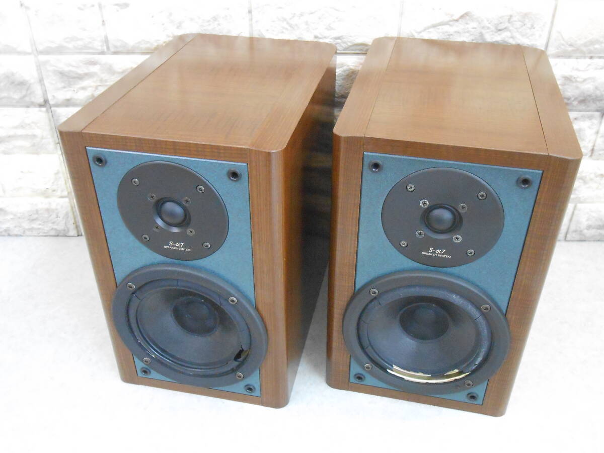 即決あり】SANSUI S-α7 スピーカー 2way ペア サンスイ