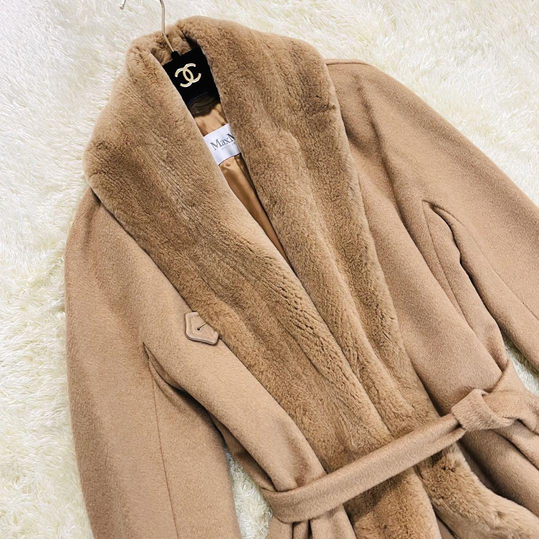 最高級 Max Mara マックスマーラ キャメル100% ミンク毛皮 最高級 Max Mara マックスマーラ キャメル100% ミンク毛皮