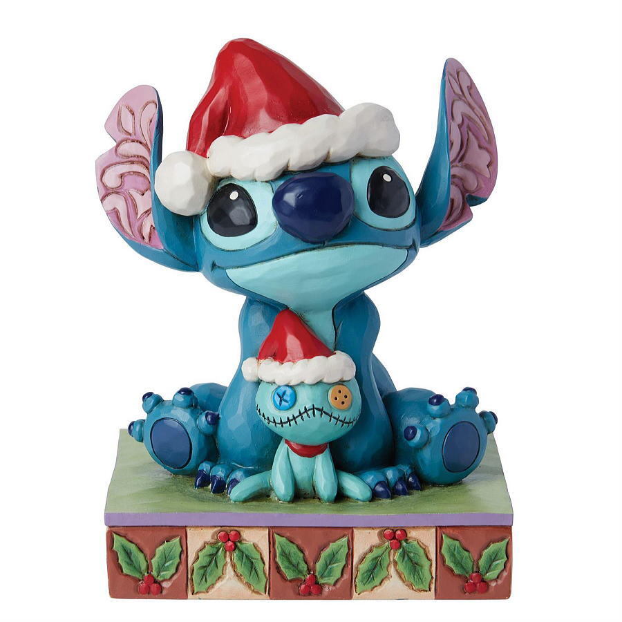ディズニー　スティッチ＆スクランプ　サンタ　ジム・ショーア・フィギュア　ディズニートラディション　『Christmas Buddies』　2024年